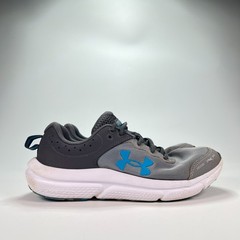 Under Armour Assert 10 Gray Blue Running Training Shoes 3026182107 Youth Size 6Y