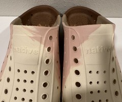 Native Shoes Clogs Jefferson Slip-On Marble Neapolitan Brown Pink White C13
