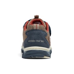 Stride Rite 360 Wide Toe Brown Navy Red Unisex Kids Sneakers Mesh Comfort Flat