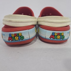 Crocs Super Mario Clogs Child Size C 11 Red Classic Nintendo Water Beach Shoes