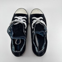 Converse Chuck Taylor All Star Double Tongue Youth /kids Size 3 Black Sneakers