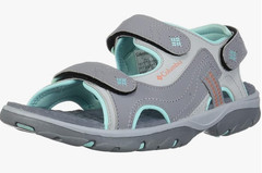 Columbia Youth Techsun Wave Sandal, Wild Salmon/Voltage, Size 12 US