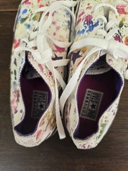 Pair Of Junior Converse Chuck Taylor One Star Low-top Glittery Splatter Print 4