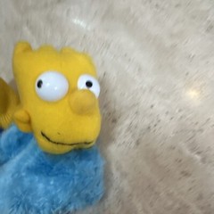 Kids BART Simpson Slipper Only One. Xl 11-12