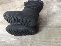 Bogs Classic Snow Shell Boots Black Kids Size 1 Waterproof Pull On 72868-001