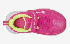 New Under Armour Preschool Assert 10 AC Girls Athletic Shoes, Size 3 Youth Pink