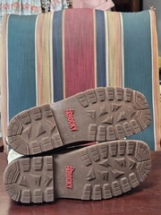 Rocky Kid’s Legacy 32 Square Toe Work Boot Size 4M New Brown and White
