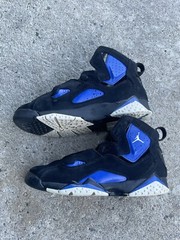 Nike Air Jordan True Flight Black Game Royal 342964-042 Size 1y No Soles / Laces