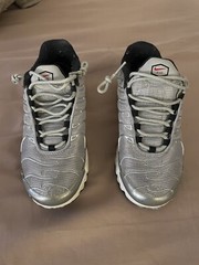 Nike Air max Plus Silver Bullets 2017 Metallic Silver Varsity Red White Black