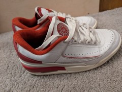Nike Air Jordan 2/3 White Varsity Red Sail FD0384-161 , Size 7Y