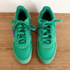NEW Nike Field General Ref Big Kids Green & Blue Malachite Gum Sneakers Size 6Y