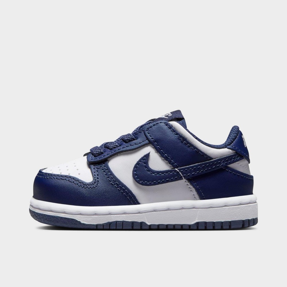 [FB9107-116] TODDLERS NIKE DUNK LOW ‚WHITE MIDNIGHT NAVY (TD)‘