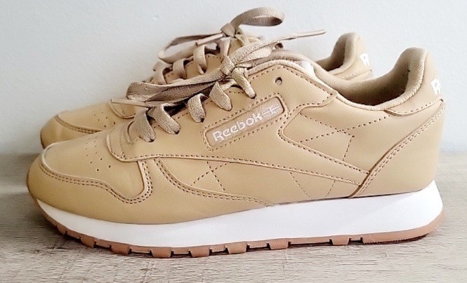 Reebok Classic Camel Sahara Leather Sneakers HQ3892 Size 4.5Y Youth Women’s 6
