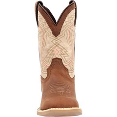 Durango® Lil‘ Rebel Pro™ Big Kids‘ Coffee and Bone Western Boot