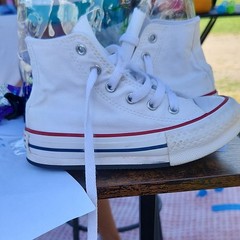 Converse Chuck Taylor All Star White High Top Sneaker Unisex Kids US 11 EU 28