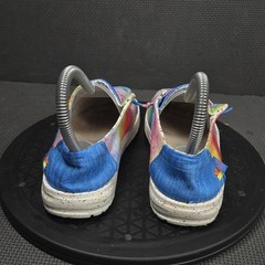 Hey Dude Wendy Youth Dreamer Magic Shoes Kids Size 3 Multicolor Tie Dye Slip-On