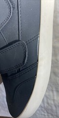 Cat & Jack Strap Closure Black and White High Top Sneaker Shoes Kids US 4–NWT
