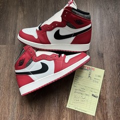 Air Jordan 1 High OG GS Red/White/Black 7Y FD1437-612 Chicago Lost & Found