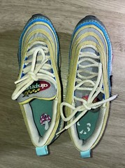 Nike Air Max 97 SE GS Air Sprung Grey Multi Junior Kids DN4381-001 Sz 6.5 Youth