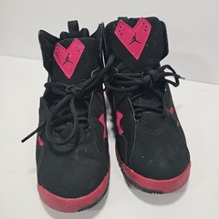 Nike Air Jordan True Flight 6Y Youth Black Sport Fuchsia Basketball 342774-006