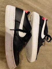 Nike Air Force 1 ‘07 Low GS Worldwide Pack Shoes Size 6 Y Youth CN8533-001 Black