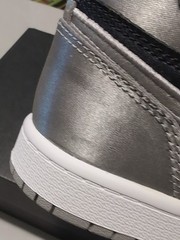 NIB Jordan 1 Retro High OG (PS) Satin Shadow Black Gray White FD5304 010 Size 2Y