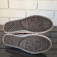 Converse Double Tongue Grey Orange Animal Print Junior Size 3