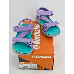 Northside Bayview Sport Sandal Kids 13 Lilac Purple Teal Strappy -New