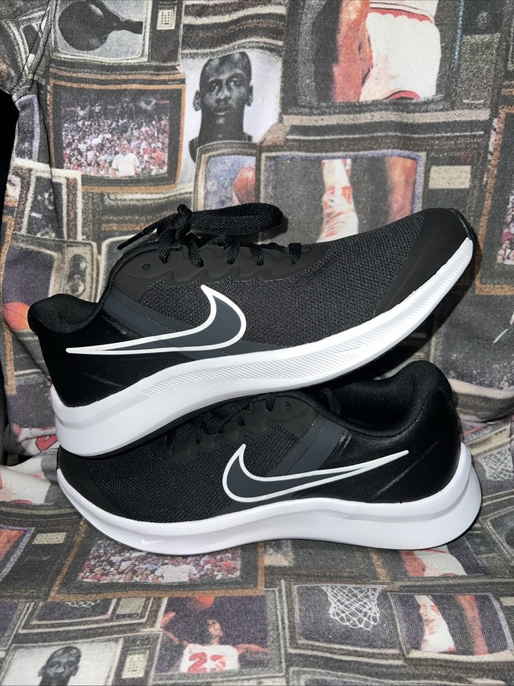 Nike Star Runner 3 GS Black Smoke Grey Size 6Y