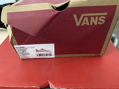 VANS Off the Wall Knu Skool Sneakers Size 11.5 Yt Pink/White Puff