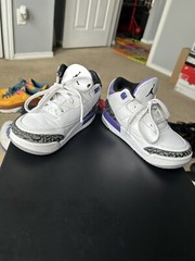 Size 9c (PS) – Jordan 3 Retro Mid Dark Iris (DM0968-105)