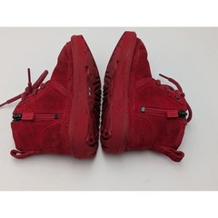 UGG Neumel II Boot Kids Size 8 Red Suede Lace Up Side Zip 1017320T Chukka Winter
