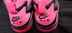 2013 Nike Air Diamond Turf 2 Pink/Black 407911-600 Size 7Y High Top