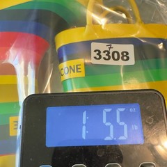 Lone Cone Toddler Yellow Rainbow Stripe Waterproof Rain Boots Size 8 Pull On