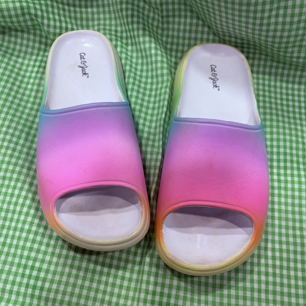 Cat & Jack Multicolor Gradient Ombre Slide Kids 13