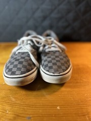 Vans Doheny Black & White Checker Skate Shoes Youth Size 5.0 Checkerboard