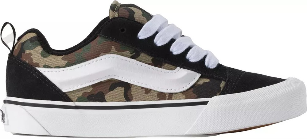 Vans Knu Skool Camo Print Grade School Unisex Skate Shoes