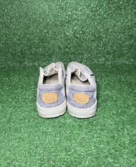 Hey Dude Wally Youth Kids Size 2 Steel Grey Slip On Shoes Comfort Walking Loafer
