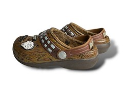 Crocs Star Wars Chewbacca Lined Clogs Kids C11 Brown Fuzzy Classic Comfort