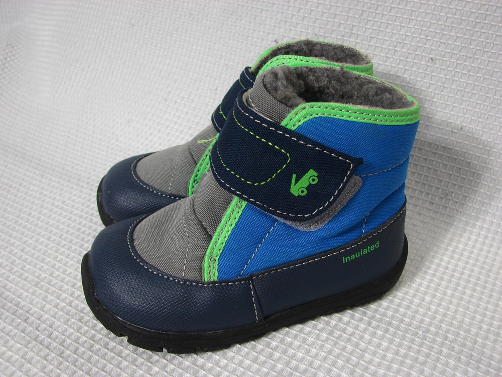 See Kai Run Basics Blue Insulated Boots Toddlers Size 8
