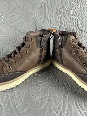 Thereabouts Boys Chocolate Asher Flat Heel Boots Size 1