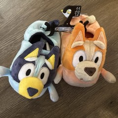 Bluey & Bingo Slippers Kids size 11/1 2 Unisex