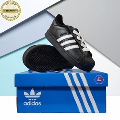 2025 Kid’s adidas Superstar II CF EL Core Black White Shoes JI0213 Unisex 7K 10K