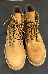 TIMBERLAND Classic Nubuck Leather Insulated Ankle Boots 12909 Youth Kids US 4