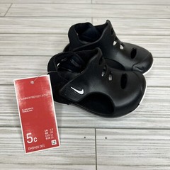 NWOB KIDS NIKE SUNRAY PROTECT 3 (TD) WATER SHOE TODDLERS BLACK SANDALS SIZE 5C
