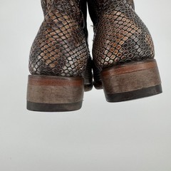 Jar Boots Kids Size 17.5 MEX (8.5 US) Western Cowboy Genuine Leather Square Toe