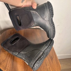 Bogs Kids Grasp Solid Black Waterproof Insulated Winter Boots Size 13 78768-001