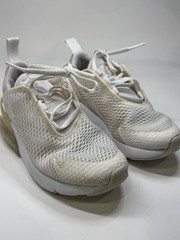 Nike Shoes Youth Size 12C White Air Max 270 Triple White Sneakers AO2372-103