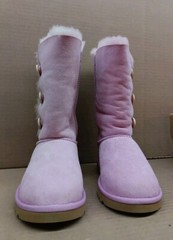 Ugg K Bailey Button Triplet Boots Style-1962k , Rose Quartz, Sz 3