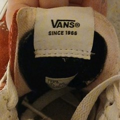 VANS Sk8-Hi Red/White Suede High Top Lace-Up Sneakers Unisex Kids 12.5
